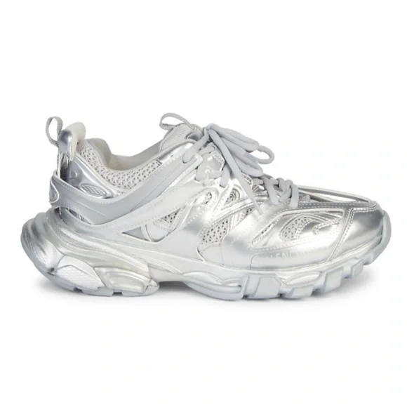 Balenciaga Metallic Track Sneakers